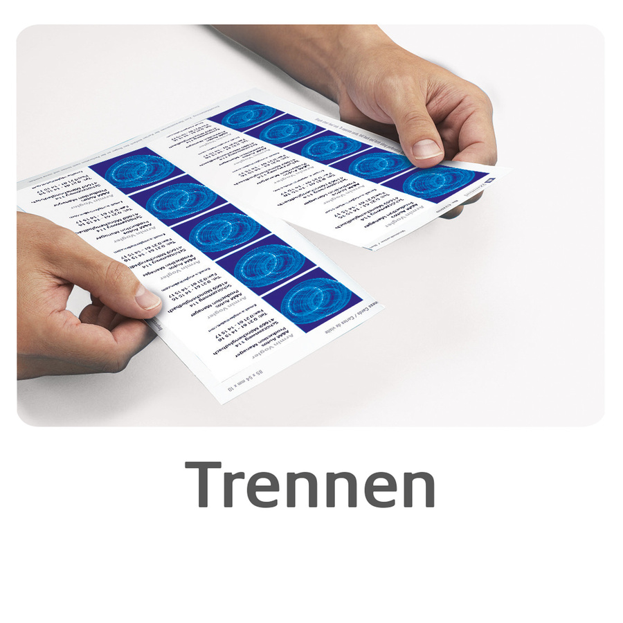 Avery Zweckform Visitenkarte Classic in Weiß, 100 Stück aus FSC-zertifiziertem Papier - Bild 2