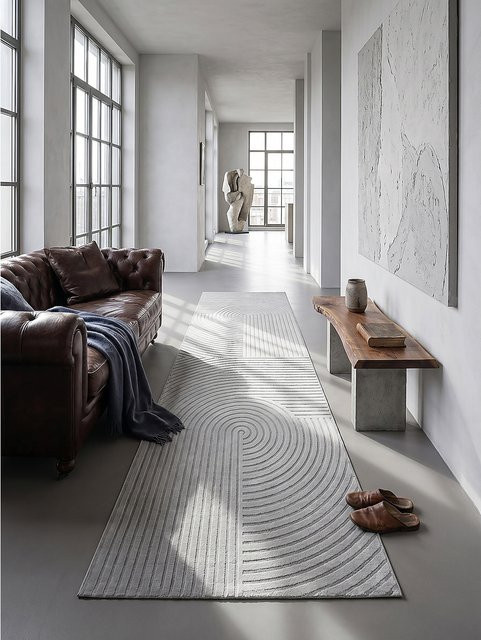 Läufer Kadima Design von KADIMA DESIGN aus Polyester in Grau, B/T: 80 x 150 cm - Bild 1