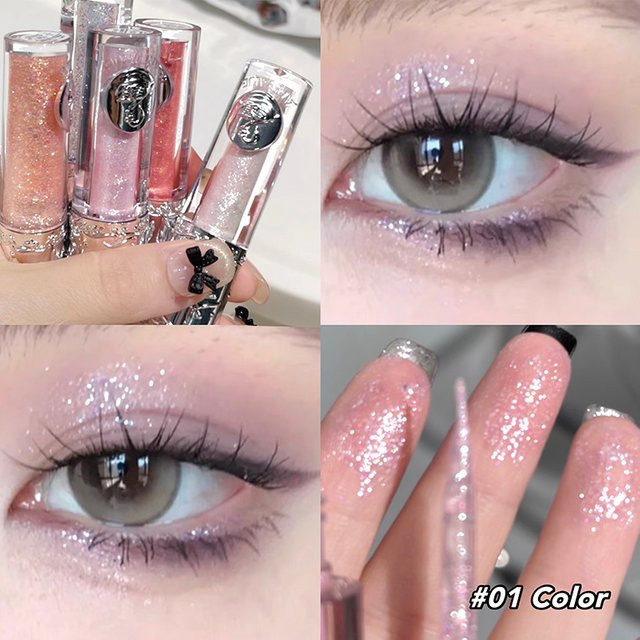 Lidschatten Creme, rosa, glänzend, Unisex - Bild 1