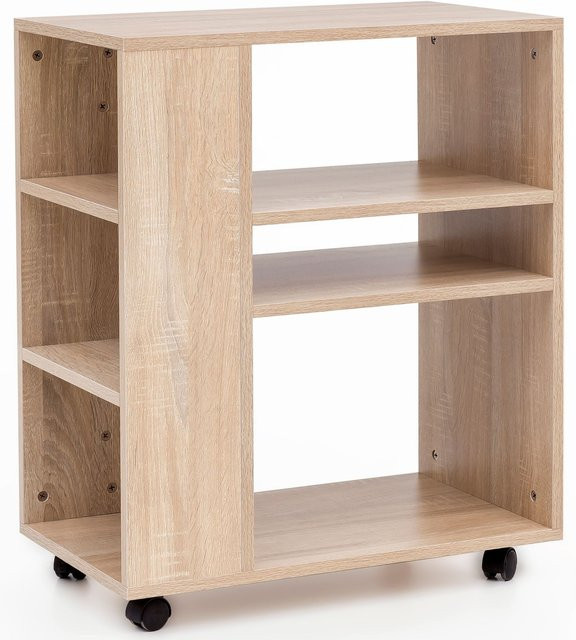 KADIMA DESIGN Regal BRENTA Multifunktionsmöbel mit Rollen in modernem Design, B/T/H: 75,0 x 35,0 x 60,0 cm - Bild 1