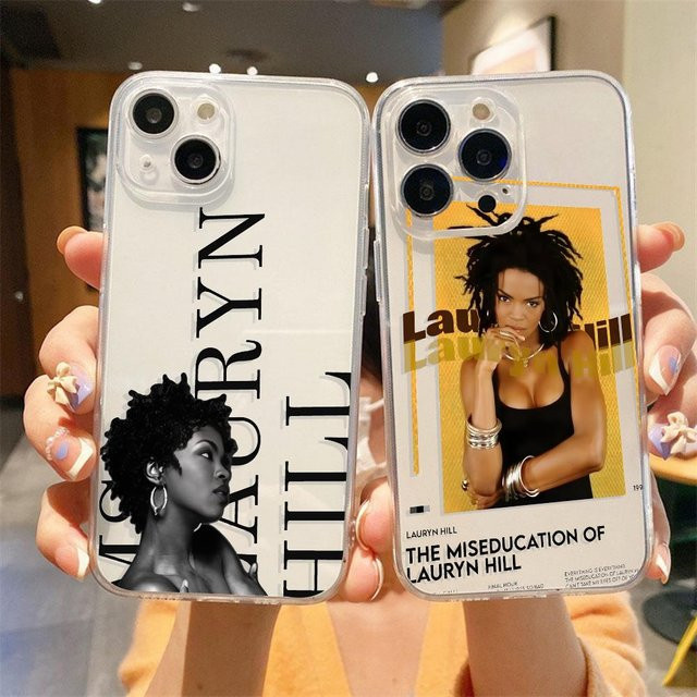 L-LaurynS H-HillS Luxuriöse Handyhülle aus transparentem TPU für iPhone 11 12 13 14 15 16 17 Pro Max, stoßfest und anti-vergilbend - Bild 1
