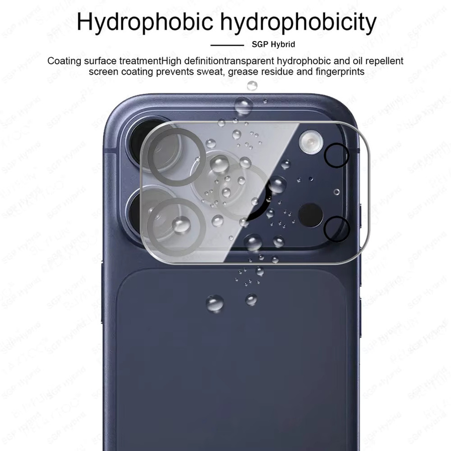 2er-Set 3D Glas-Kameraschutz für Apple iPhone 17 Pro Max, iPhone 17 Air, iPhone 16 Pro Max, iPhone 16 Pro, iPhone 16 Plus in Transparent - Bild 5