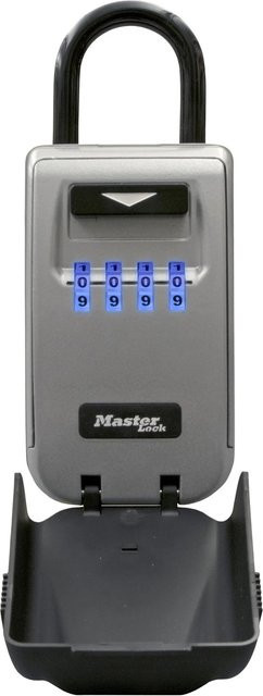 Master Lock Schlüsseltresor Select Access 5424EURD mit Bügelhalterung in Schwarz und Grau - Bild 1