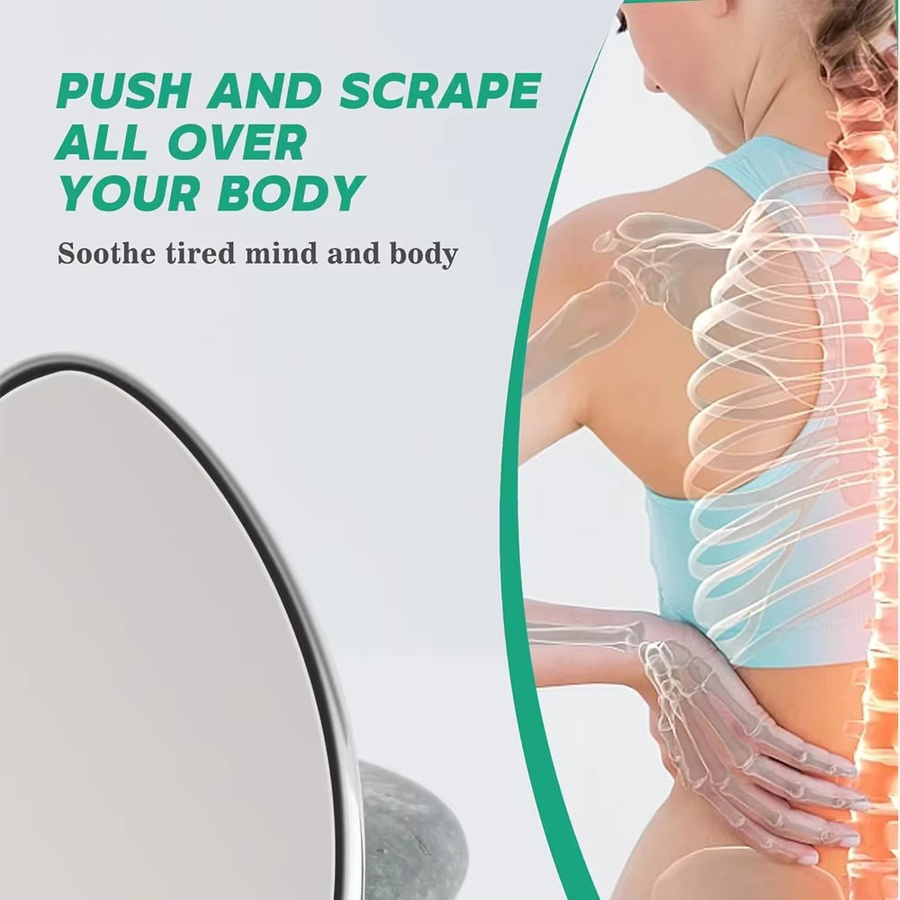 STAWHO Gua Sha Gesichtswerkzeug aus Edelstahl, Unisex - Bild 4