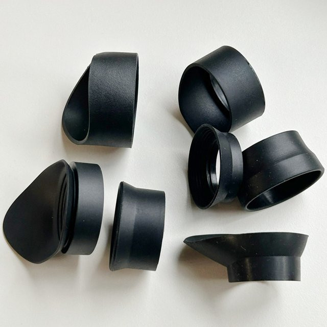 NYCRAY Augenmuschel-Schutz aus Gummi für Fernglas und Mikroskop, 2 Stück, Schwarz, Durchmesser: 29-33 mm - Bild 1