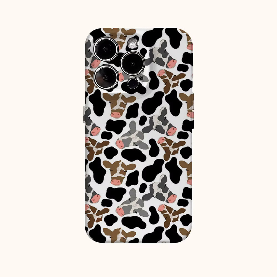 Potdemiel Handyhülle Patchwork Rinder Reverie für iPhone in Multicolour mit doppelschichtiger Rückseite - Bild 2