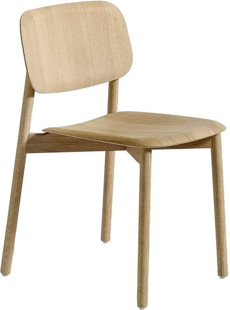 HAY Soft Edge 60 Stuhl aus Sperrholz in Braun, stapelbar - Bild 1