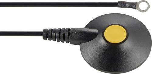 Wolfgang Warmbier ESD-Erdungskabel 2250.790.2 mit Druckknopf 10mm, schwarz, Länge: 4,50 m - Bild 1