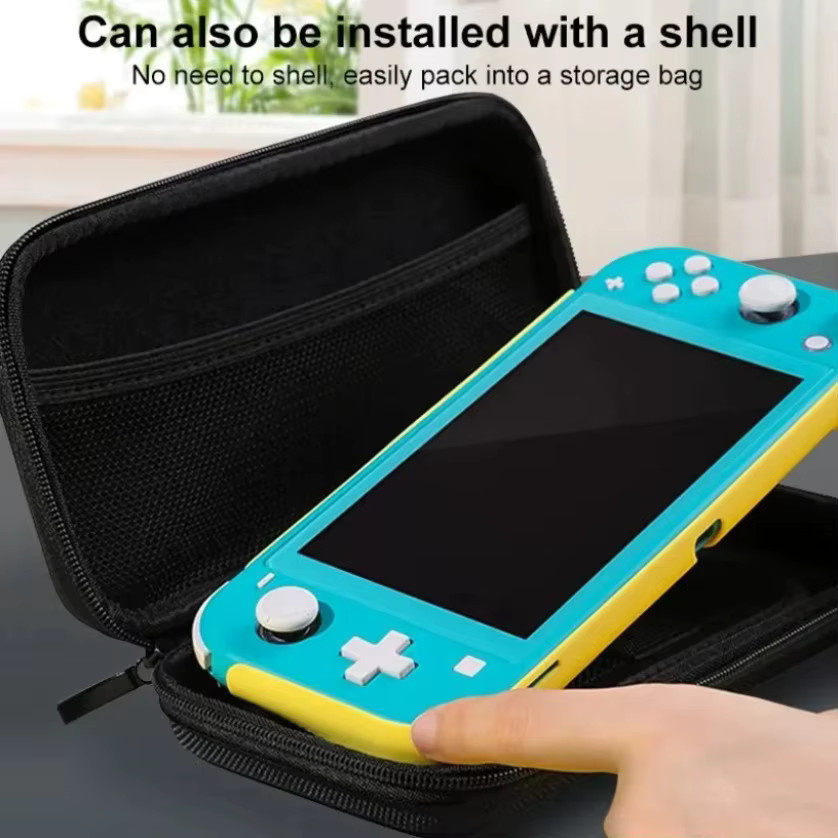 Nintendo Switch 2 Hartschalen-Tragetasche in Schwarz, kratzfeste und schützende Reisetasche mit Organizer-Funktion - Bild 4