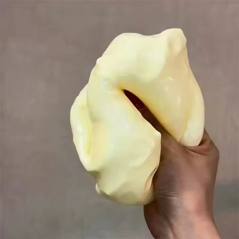 Taba Squishy Käsewürfel, Fidget-Spielzeug, Gelb - Bild 5