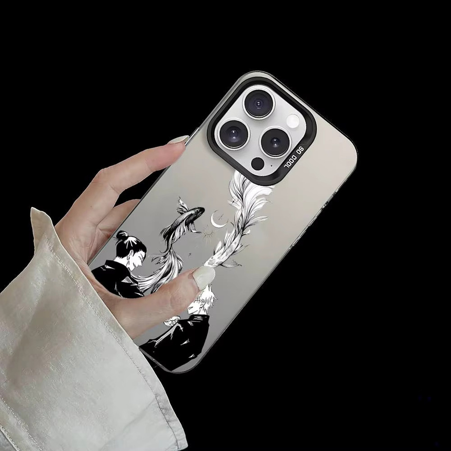 Mesuca Anime Jujutsu Kaisen Handyhülle für iPhone 11 bis 17 Pro Max und weitere Modelle - Bild 2