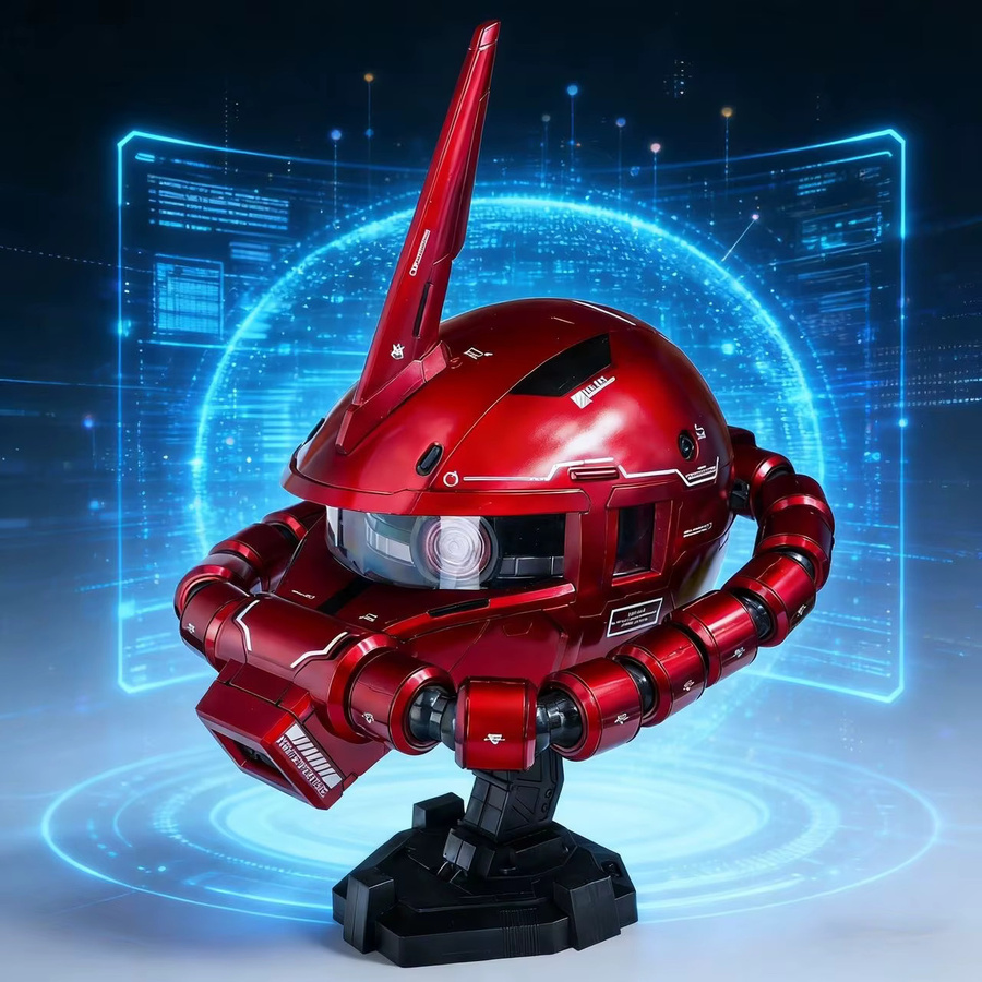 Bandai Zaku Helm, Actionfigur, Rot - Bild 3