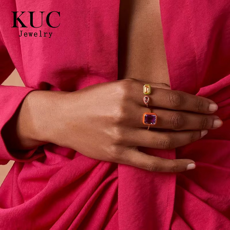 KUC Ring, 925 Silber, Zirkonia, Damen - Bild 3