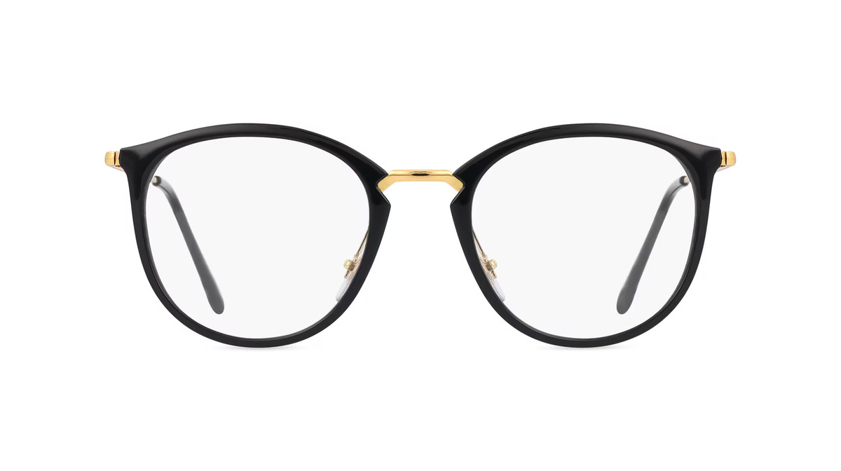 Ray-Ban RX7140 Korrektionsbrille, Vollrand, Panto, Kunststoff, Unisex, schwarz - Bild 1