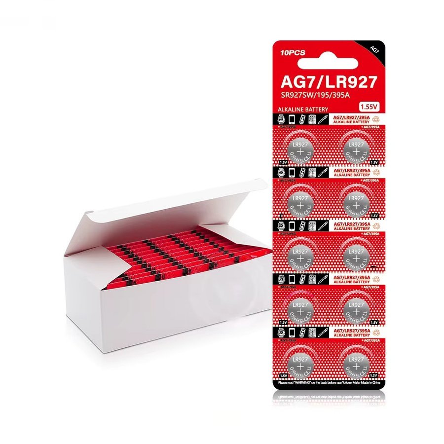 JNian Alkaline Knopfzellen Batterien AG7 LR927 SR927SW 395 395A L926F 1,55 V in Silber - Bild 2