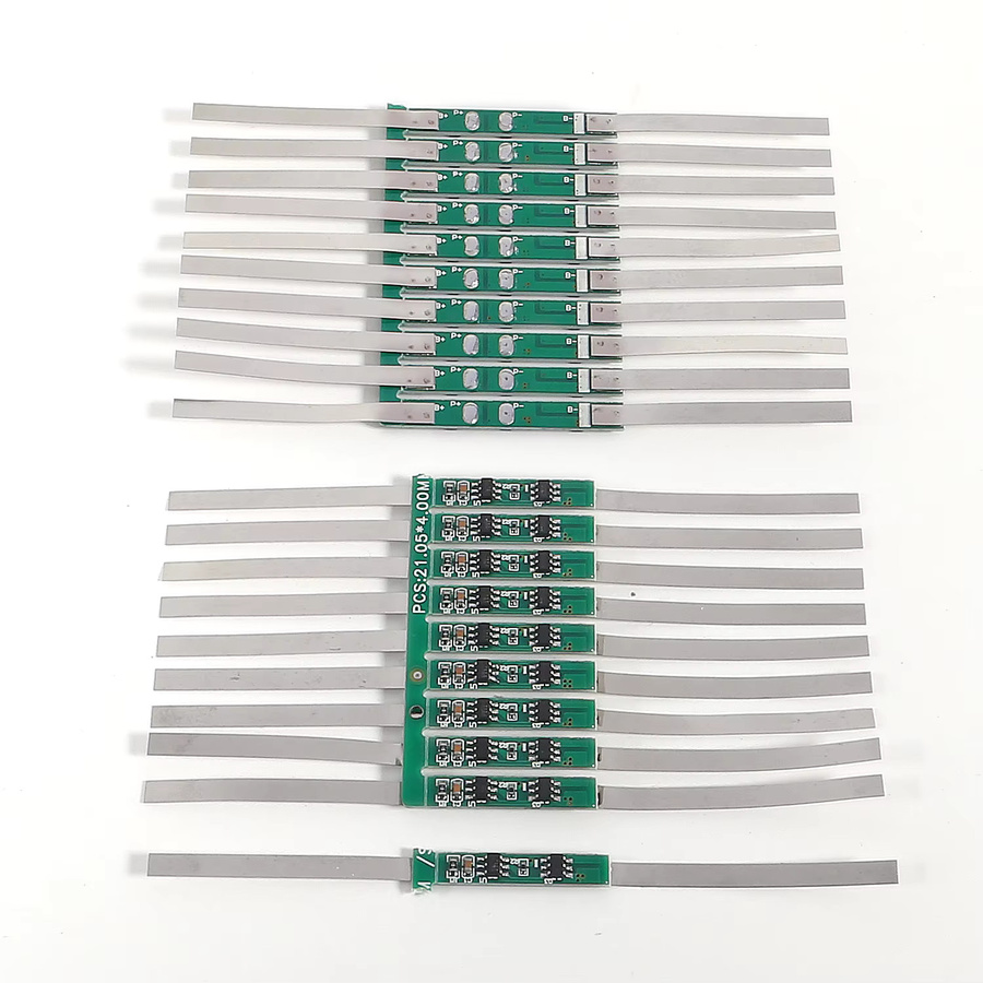 10 Stück AOKIN Li-Ion BMS PCM Batterieschutzplatine für 18650 Lithium-Ionen-Akkus, 1S 3,7 V, 3A/5-6A, Farbe: Grün - Bild 1