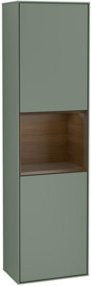 V&B Hochschrank Finion Wandbeleuchtung mit LED-Beleuchtung und Regalfächern, rechts, lackiert, B/T/H: 41,8 x 15,0 x 151,6 cm - Bild 1
