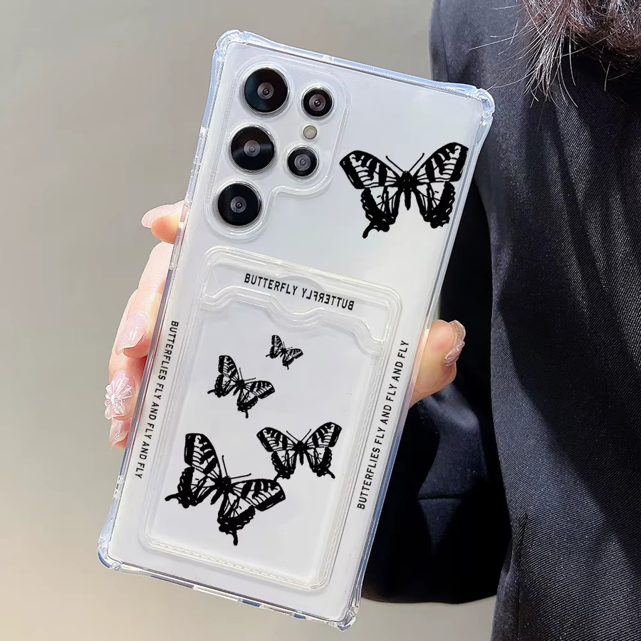 Samsung Handyhülle mit Tierdesign und Kartenhalter aus weichem TPU für verschiedene Modelle wie A56 5G, A55, A54, A35 und A15 - Bild 3