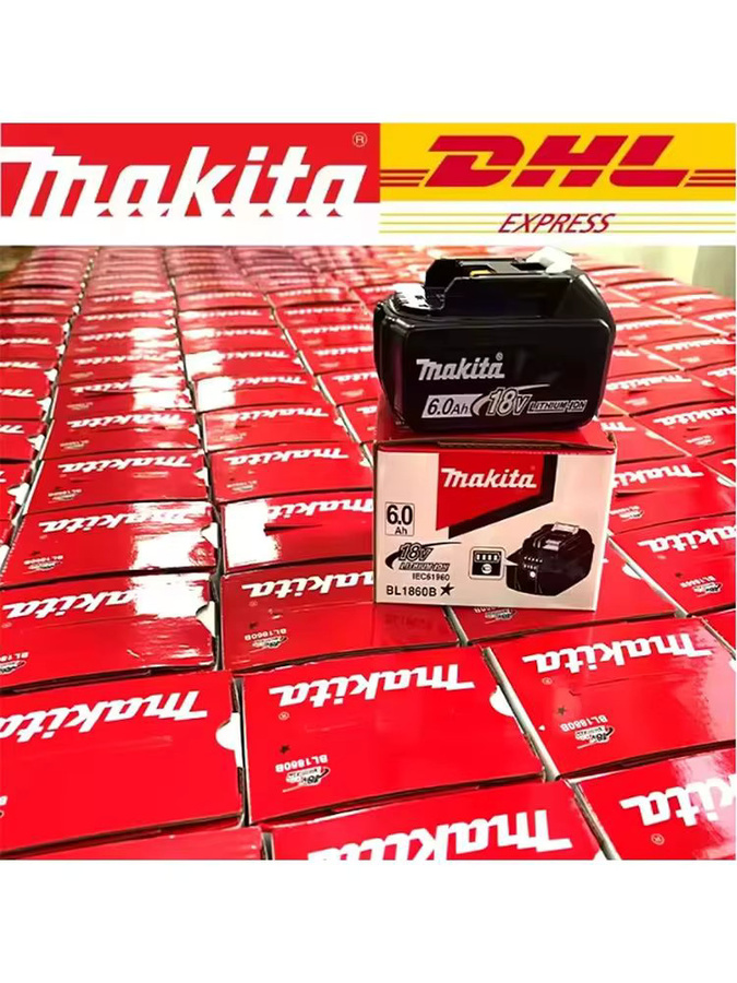Makita 18V Akku mit LED-Display für LXT Serie Elektrowerkzeuge inklusive Ladegerät, Schwarz, 6000 mAh - Bild 7