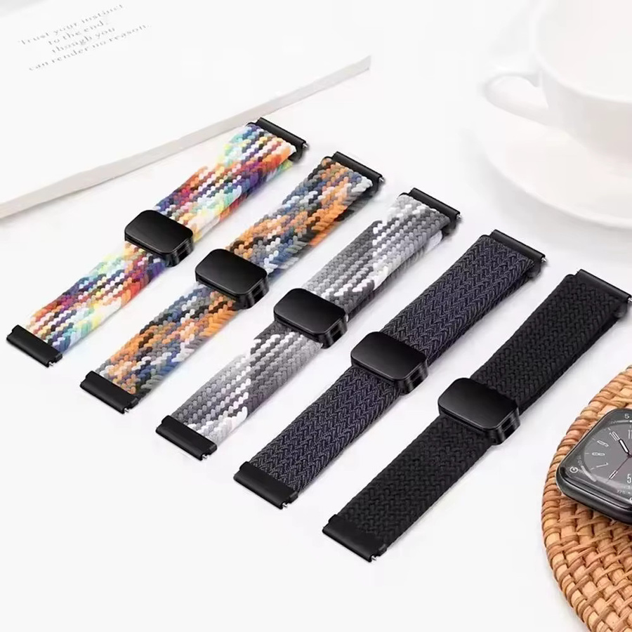 Uhrenarmband Nylon, Braide, Bunt, Unisex, 22 mm, für Huawei Watch GT 6 Pro 46 mm - Bild 1