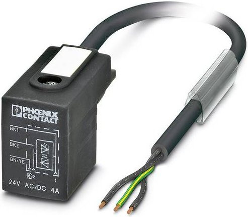 Phoenix Contact SAC-3P-10,0-PUR/B-1L-Z Kabelleitung in Schwarz und Grau aus Kunststoff - Bild 1