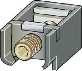 Eaton Rahmenklemme NZM1-XKC in Grau - Bild 1