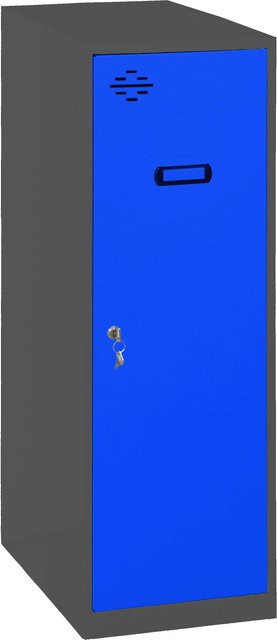 PROREGAL Schließfachwürfel AMEGO Spind Garderobe in Blau-Anthrazit, H x B x T: 91,5 x 40 x 50 cm - Bild 1