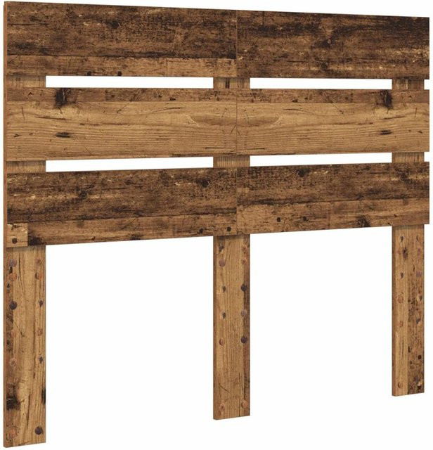 vidaXL Kopfteil aus Holzwerkstoff in Altholz-Optik, Farbe: Braun, Breite: 120 cm - Bild 1