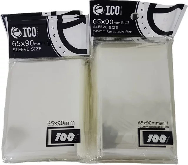 RyshePro Kartenhüllen, transparent, 100 Stück - Bild 1