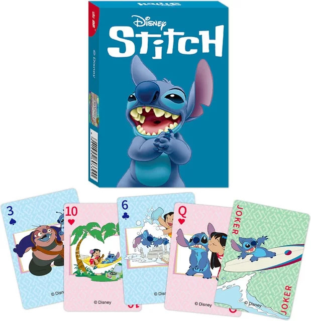 Disney Stitch Poker Lots-o'-Huggin' Bear, Spielkarten, ab 8 Jahren - Bild 1
