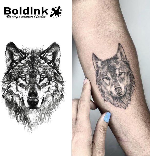Boldink Animal Collection Temporäres Tattoo, wasserfest, semi-permanent - Bild 1