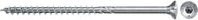Fischer Spanplattenschraube Power-Fast II mit Senkkopf und Torx-Antrieb, verzinkt, Farbe: Silber/Blau, Durchmesser: 4,0 mm, Länge: 50,0 mm - Bild 1