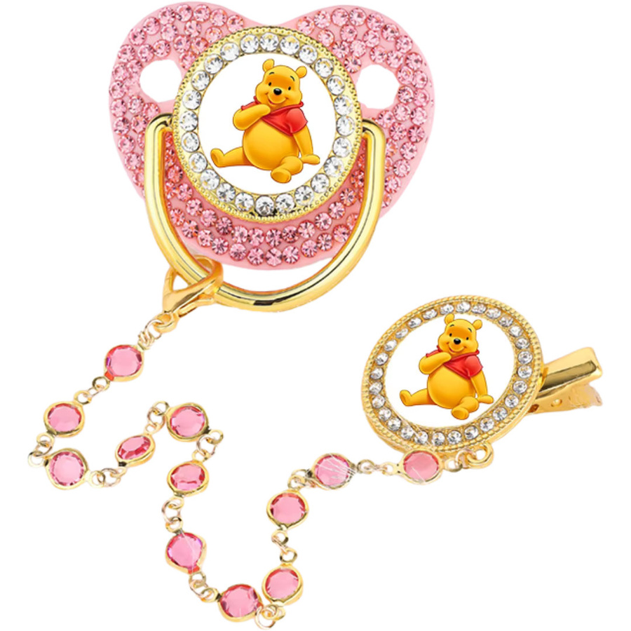 Disney Baby-Schnuller aus Silikon mit Anime-Motiv, BPA-frei und zum Kauen geeignet - Bild 1
