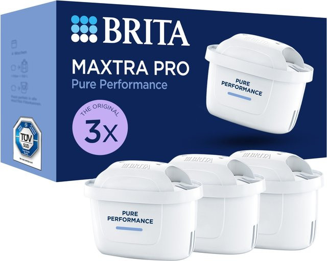 Brita MAXTRA PRO ALL-IN-1 Wasserfilter-Ersatzkartuschen, 3er Pack, Weiß - Bild 2