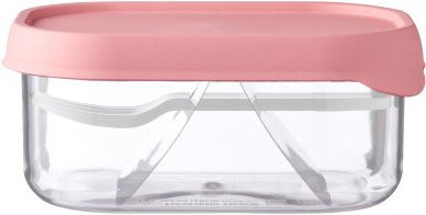 Mepal Fruchtbox Take a Break in Nordic Pink mit Besteck, auslaufsicher und spülmaschinenfest - Bild 1