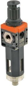 Riegler Filterregler SYNTESI BG1 in Grau, 20µm, 0–4 bar, RA, ohne Manometer - Bild 1
