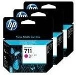 HP Original 711 Tintenpatronen 3er-Pack Magenta CZ135A für DesignJet T120 und T520 ePrinter - Bild 2
