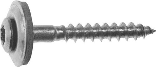 GECCO Spenglerschrauben mit Torx-Antrieb aus rostfreiem Edelstahl in Silber, 200 Stück, Durchmesser: 4,5 mm, Länge: 35 mm - Bild 1