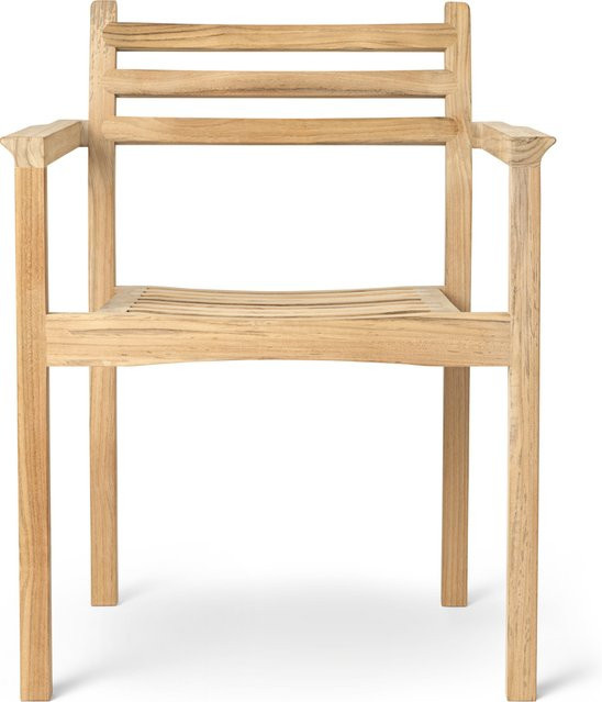 Carl Hansen & Søn Ah502 Outdoor Dining Armlehnstuhl aus Teakholz in Braun - Bild 1