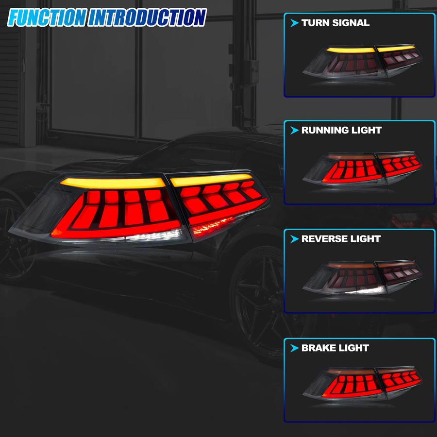 LED-Rückleuchten Set mit sequentiellem Blinker für Volkswagen VW Passat B8 2016-2019 TDI TSI Limousine in Rot - Bild 2