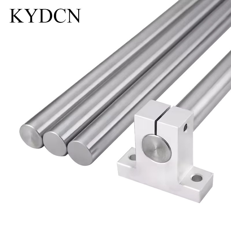 Kaiyade Lineare Zylindrische Optische Achse mit SCS-Schieber und SK-Halterung, Farbe: Silber, Durchmesser: 12 mm oder 16 mm, Länge: 200-1000 mm - Bild 2