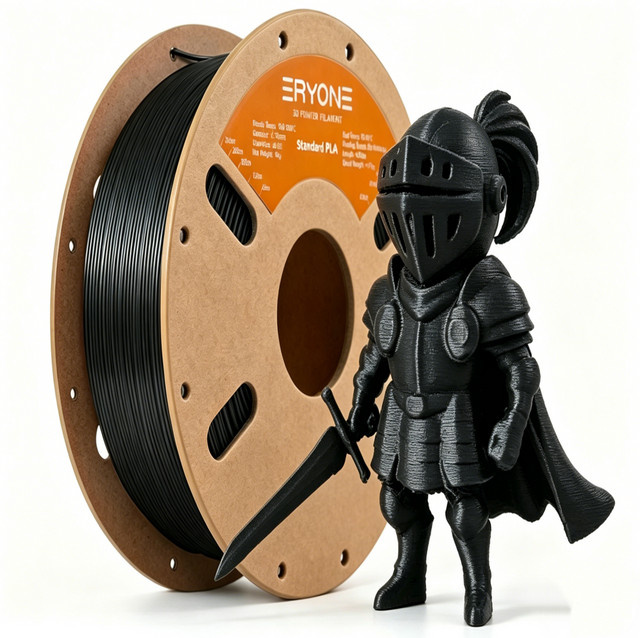 ERYONE Standard PLA Filament 1,75mm für FDM 3D-Drucker, 1kg - Bild 1