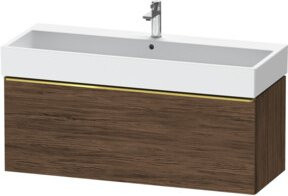 Duravit Waschtischunterschrank D-Neo, wandhängend, braun, B: 118,4 cm, T: 44,2 cm, H: 44,0 cm - Bild 1