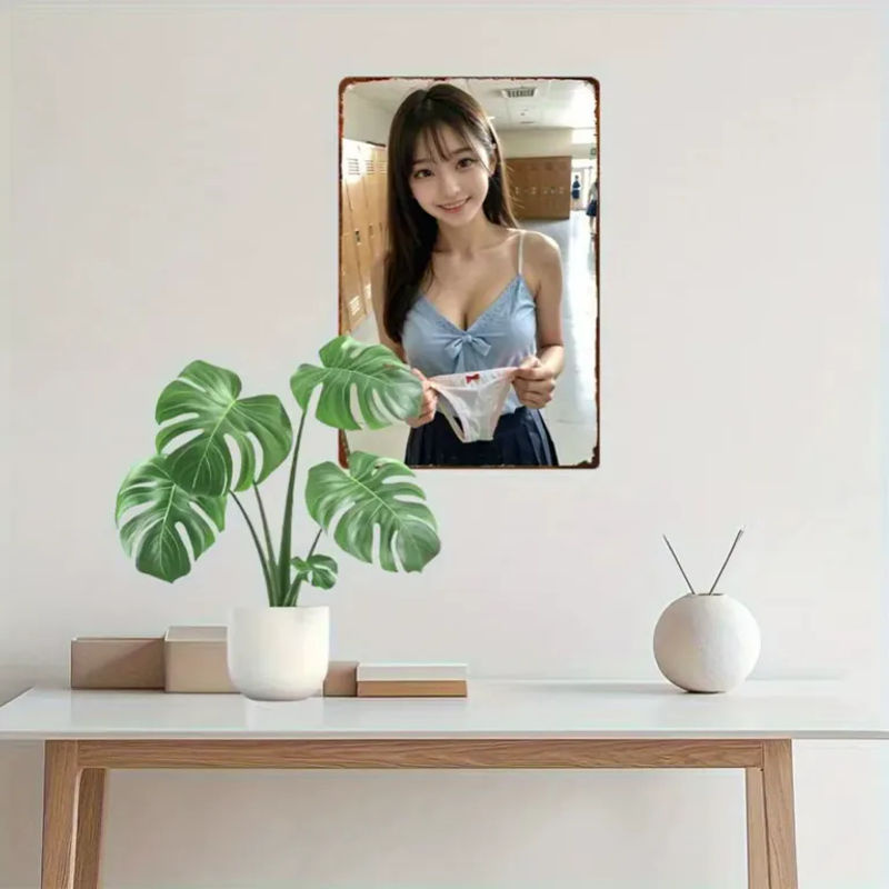 CIFBUY Anime Metallposter Rahmenlose Wandkunst aus Aluminium für Wandmontage im Hochformat - Bild 3