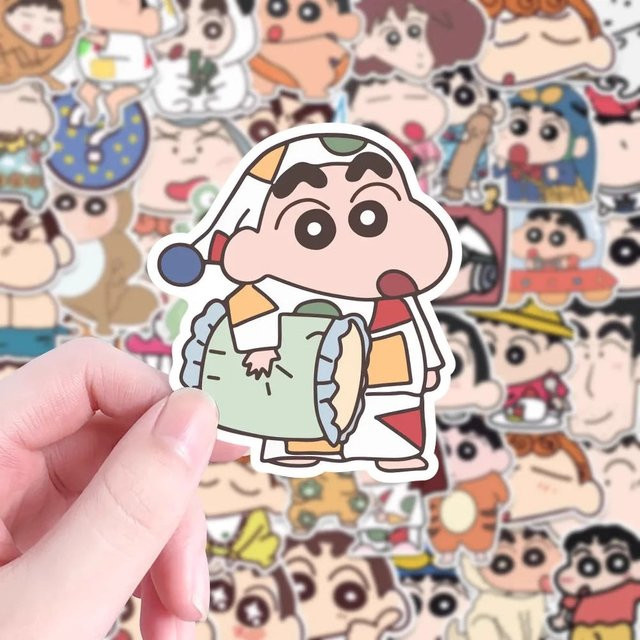 Bandai Crayon Shin Chan Aufkleber, 50-teiliges Set - Bild 1