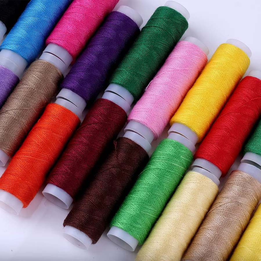 Nähgarn-Set aus Polyester in 20 Farben mit 30 sortierten Handnähnadeln, Multicolour - Bild 5