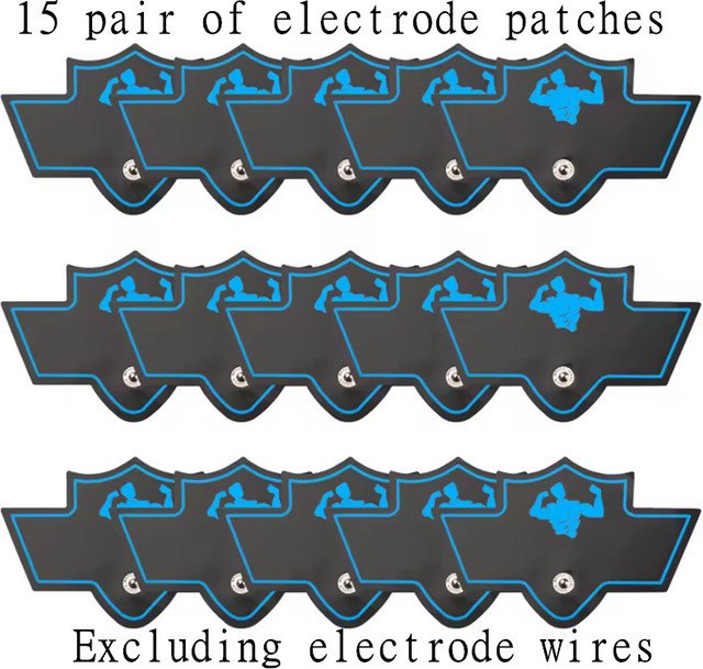 MARFLY Elektrodenpads für Elektromyostimulator, Arm, Oberschenkel, Schulter, Nacken - Bild 1