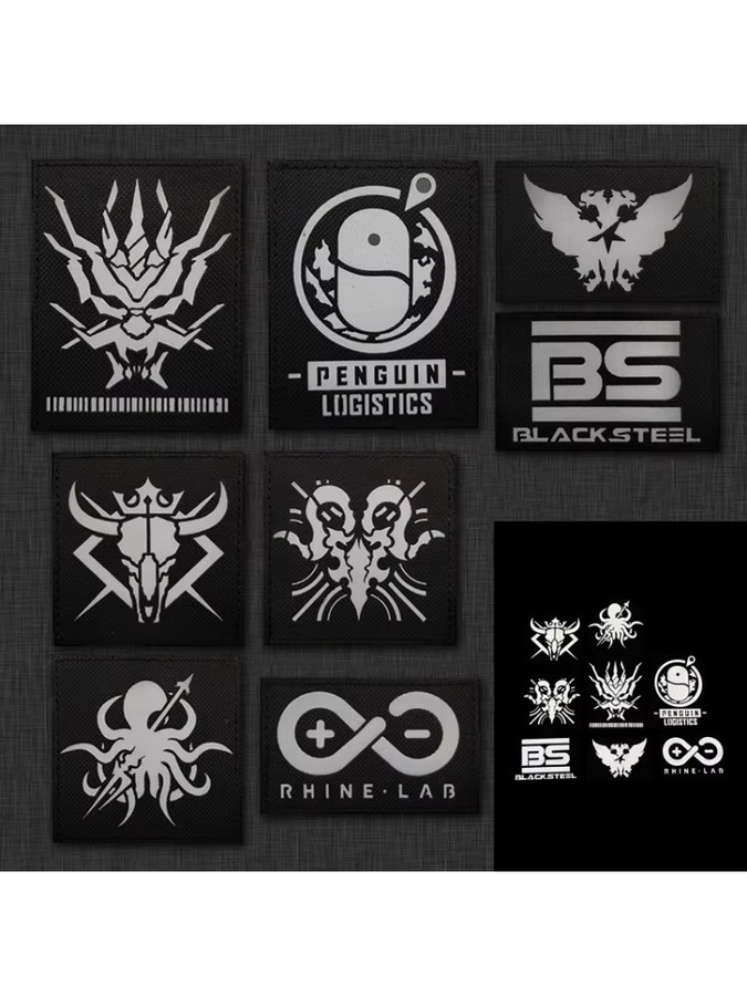 Arknights Armband, Reflektierendes Abzeichen, Longmen Guard Bureau Tactical Moral Armband - Bild 4