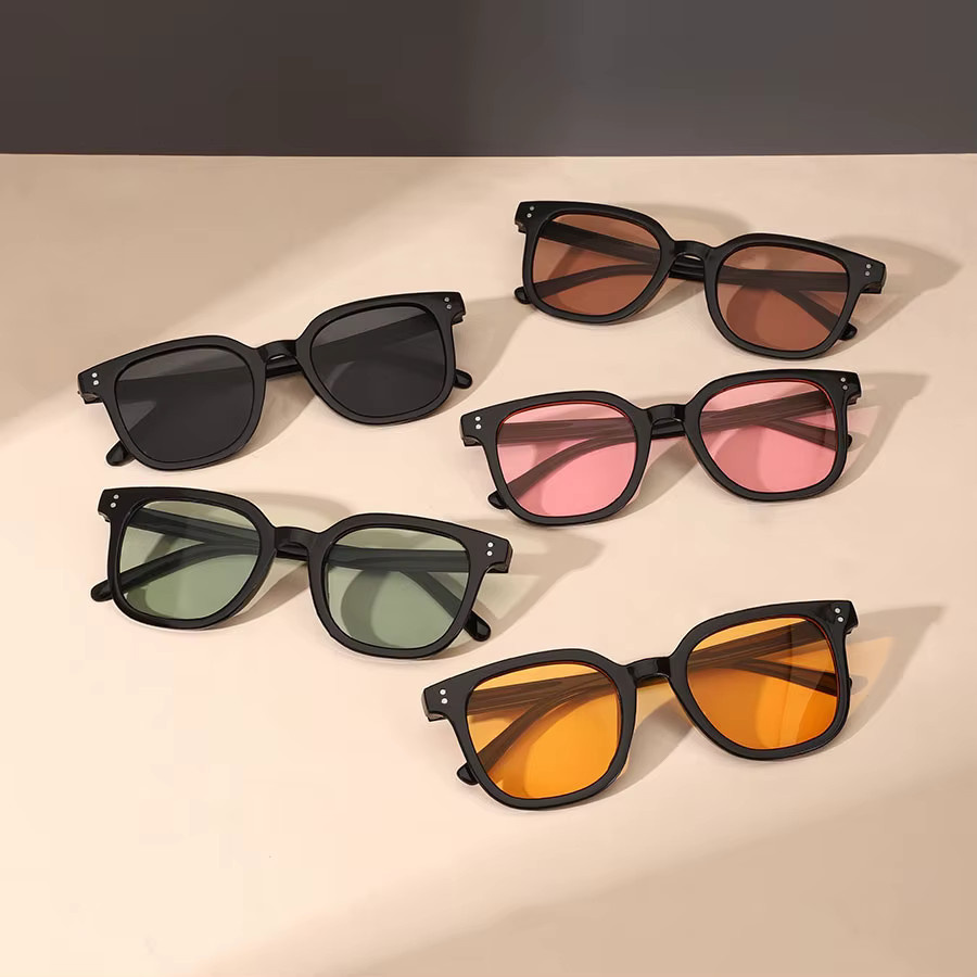 Hindfield Sonnenbrille, quadratisch, Vollrand, Kunststoff, Schwarz, Unisex - Bild 2