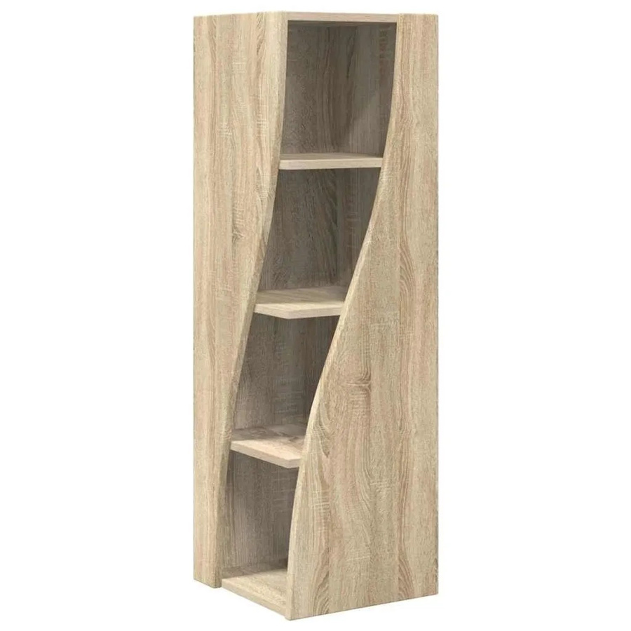 vidaXL Eckschrank Sonoma-Eiche, Farbe: Braun, B/T/H: 32 x 32 x 102 cm - Bild 2